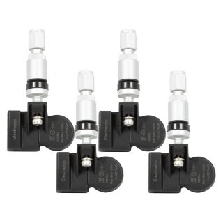 4 tire pressure sensors rdks sensors metal valve silver for chevrolet malibu v300 01.2012-12.2015