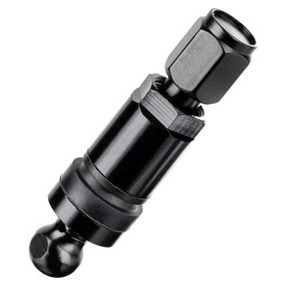 4 tire pressure sensors TPMS sensors metal valve black for DFSK Joyear X5 Camp-in 01.2014-06.2019