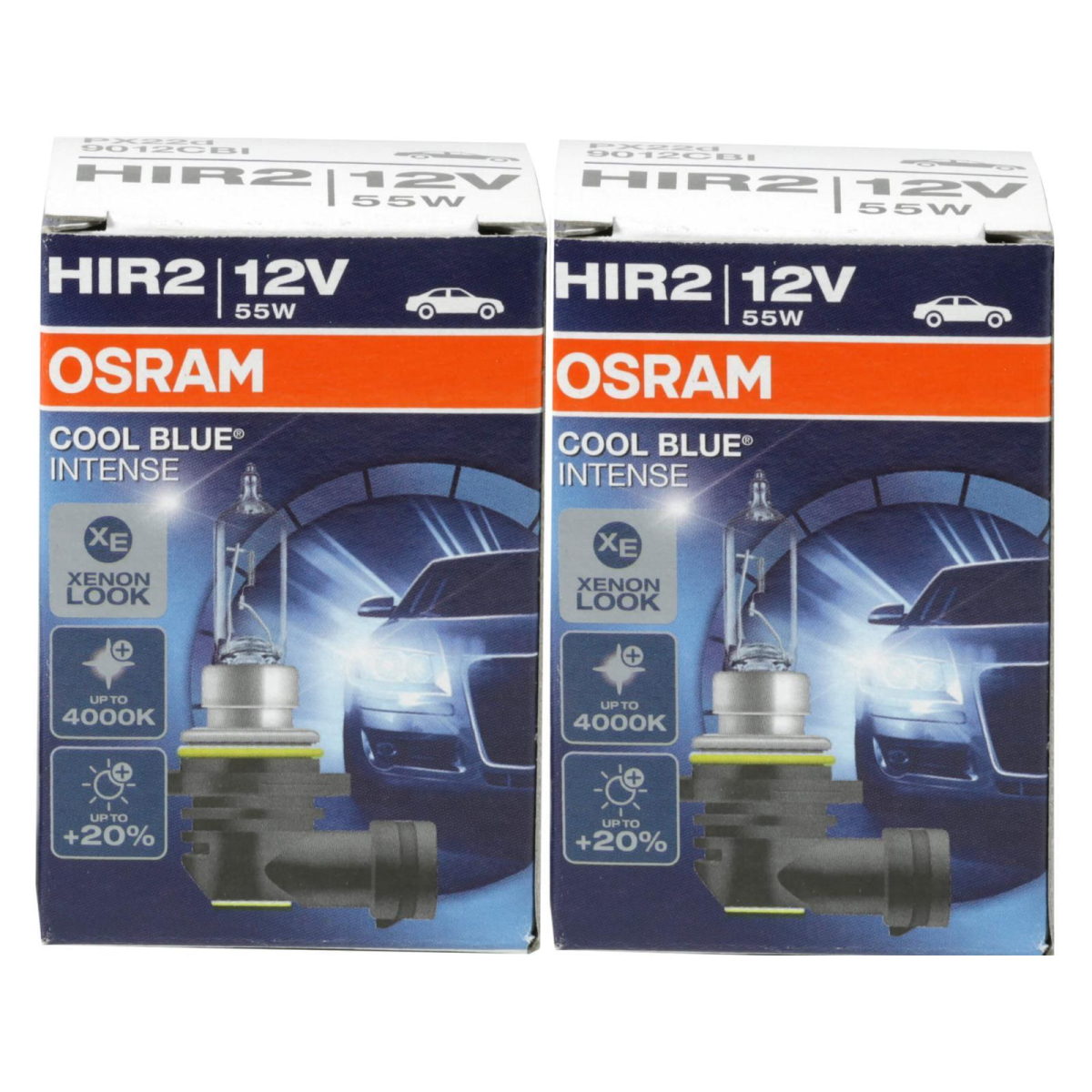 Osram Cool Blue Intense HIR2 9012CBI Autolampe (2 Stück)