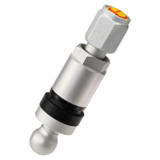 4 tire pressure sensors TPMS sensors metal valve silver for Ford Ecosport CBW 06.2012-