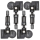 4 tire pressure sensors rdks sensors metal valve black for ford mustang s550 01.2015-12.2021