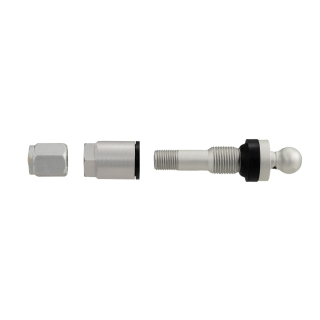 4 tire pressure sensors TPMS sensors metal valve silver for GreatWall Wingle EU 01.2014-12.2019