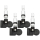 4 Reifendrucksensoren RDKS Sensoren Metallventil Silber für Mitsubishi Lancer/Lancer Sportback CY0 10.2014-06.2021