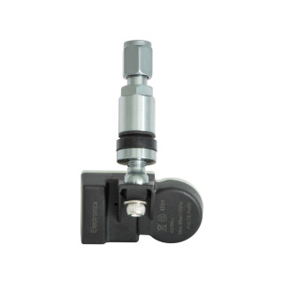 4 tire pressure sensors TPMS sensors metal valve Gunmetal for Nissan Terrano H79N 06.2014-12.2020