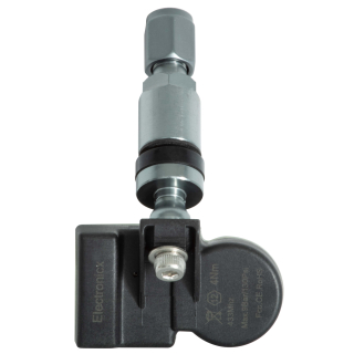 4 tire pressure sensors TPMS sensors metal valve Gunmetal for Nissan Terrano H79N 06.2014-12.2020
