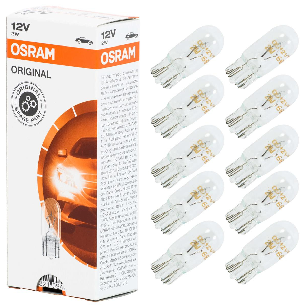 Osram 2820, Innenbeleuchtung, 12V, 10er Pack