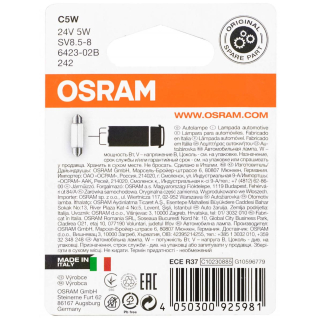 Osram Original Line 6423-02B SV8.5-8  24V für LKWs 2 St. DB