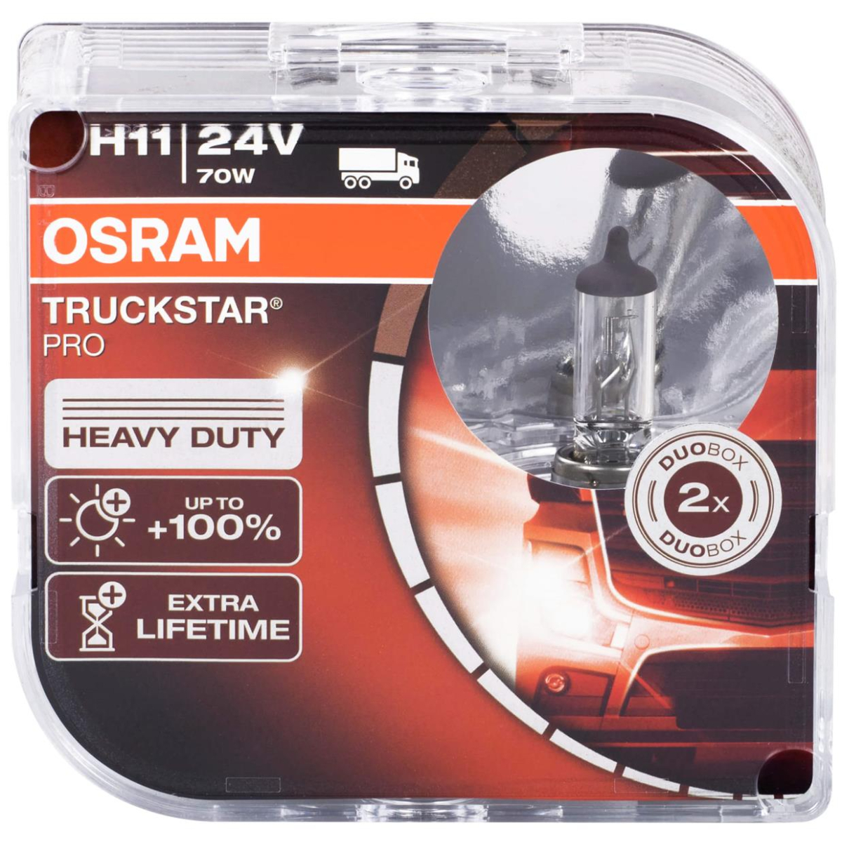 Osram Truckstar Pro H11 64216TSP-HCB 24V Duobox truck