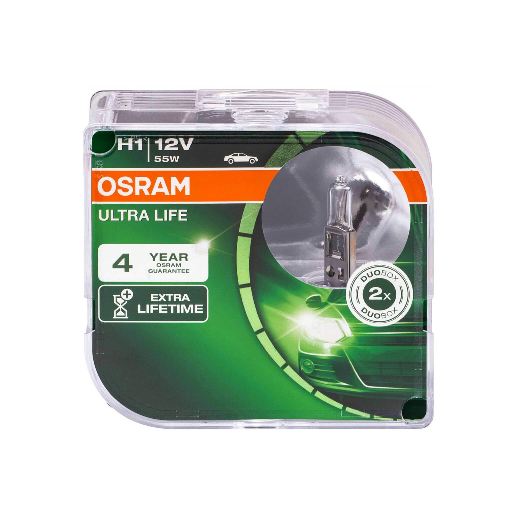 Osram Ultra Life H1 64150ULT-HCB Autolampen Duo Box, 9,29 €