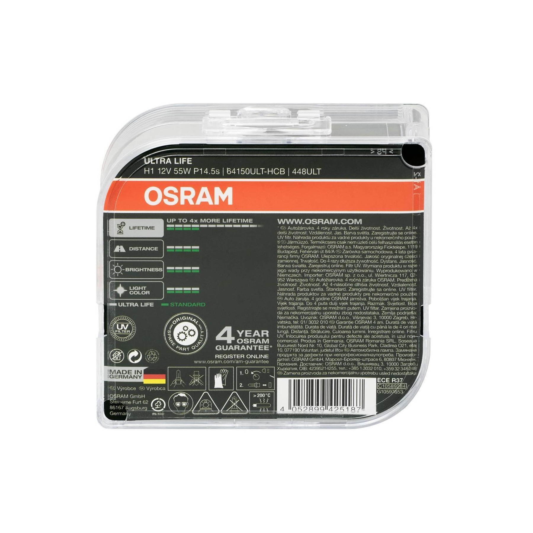 Osram H7 Ultra Life 12V 55W Box 