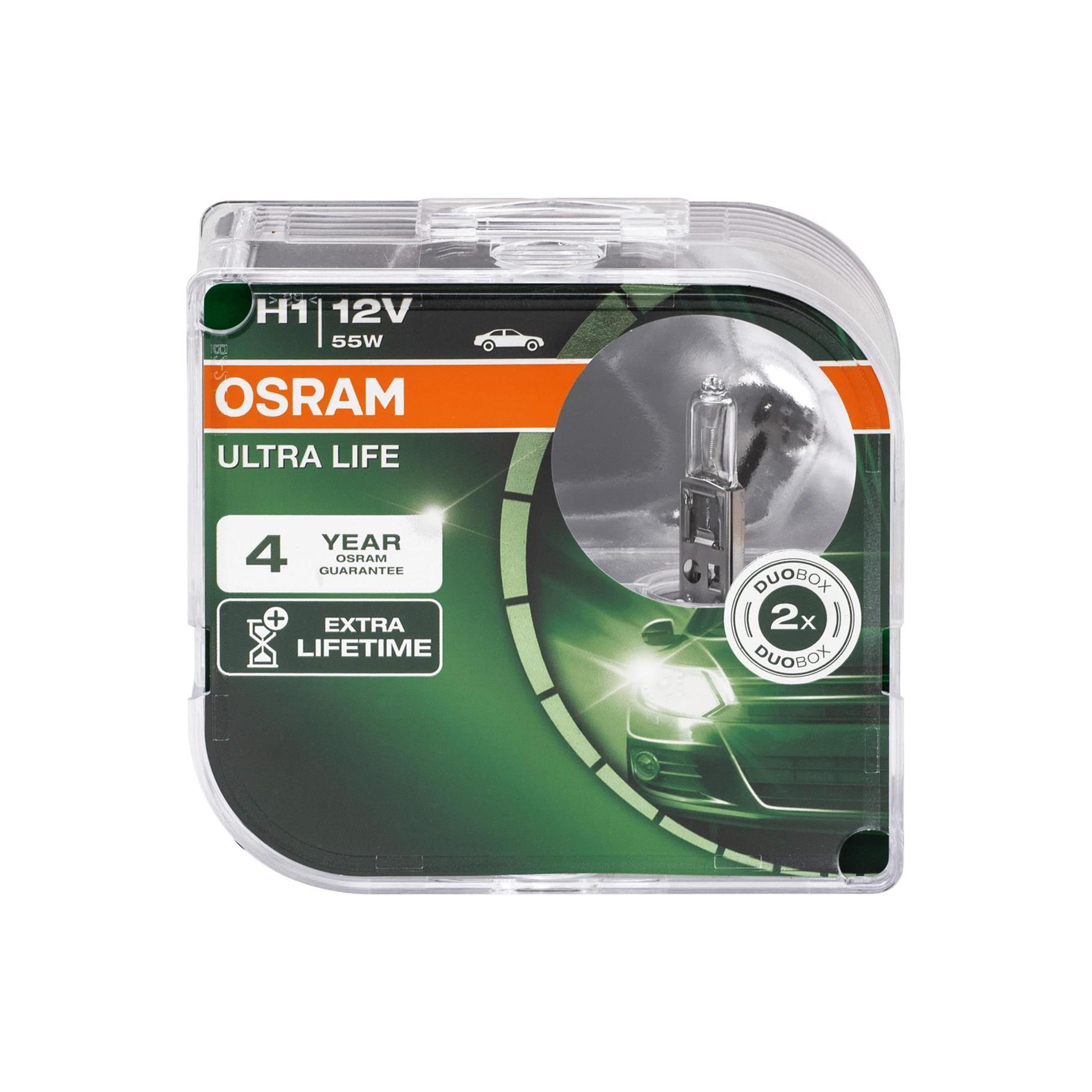 Osram Ultra Life H1 64150ULT-HCB car lamp Duo Box, 9,29 €