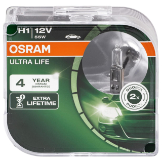 Osram Ultra Life H1 64150ULT-HCB Autolampe Duo Box