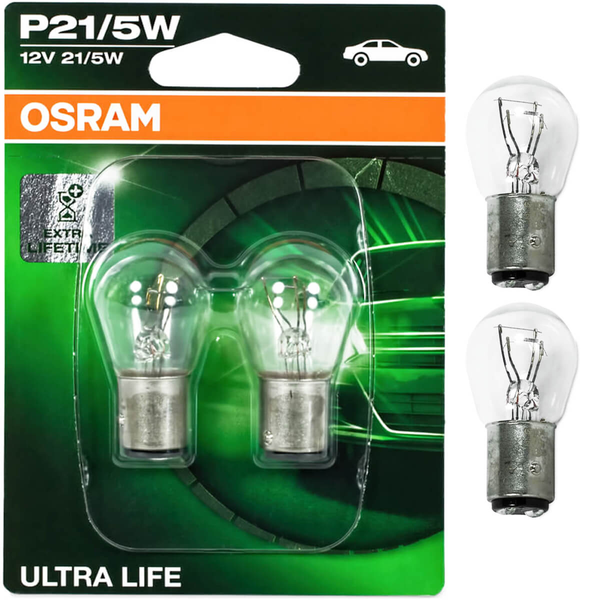 Osram Ultra Life 7528ULT-02B P21/5W 2 St. DB