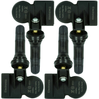 4 Stück Reifendrucksensoren kompatibel mit Abarth 4A Grande Punto 01.2007 - 12.2010