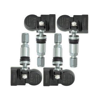 Electronicx 4 pieces tire pressure sensors wheel sensor air pressure sensors TPMS for BMW 5 Series