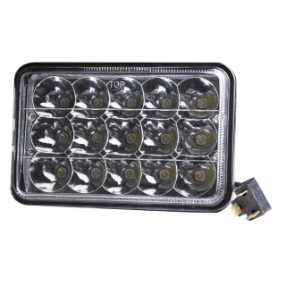 LED worklight LY8045C 12V 24V square black