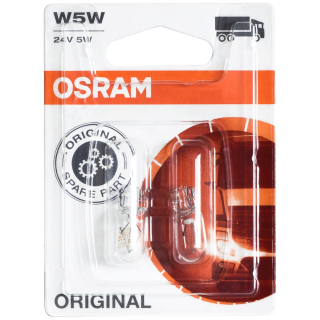 Osram W5W  Original Line 2845-02B 24V LKW Lampe Doppelblister