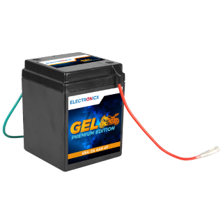 Electronicx GEL Motorradbatterie 6V 4Ah 6N4-2A-4 -...