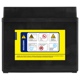 Electronicx YB7-A AGM Motorcycle Battery 12V 7Ah 100A/EN - Maintenance-Free, Pre-Charged, Leak-Proof, Long-Lasting