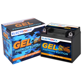 Motorradbatterie 12N7-4B 7Ah 12V GEL Batterie