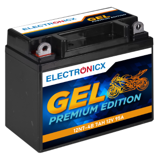 Motorradbatterie 12N7-4B 7Ah 12V GEL Batterie