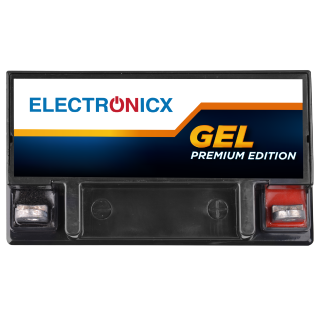 Electronicx YB9L-B GEL Motorradbatterie 12V 7Ah 95A/EN -12N7-3B  Wartungsfrei, Auslaufsicher, Hohe Startkraft