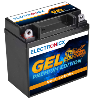 Electronicx YB9-B GEL Motorcycle Battery 12V 9Ah – High-Performance Bike Battery | Maintenance-Free & Vibration-Resistant | Replaces YB9-BS, CB9-B, GM9Z, 12N9-4B-1