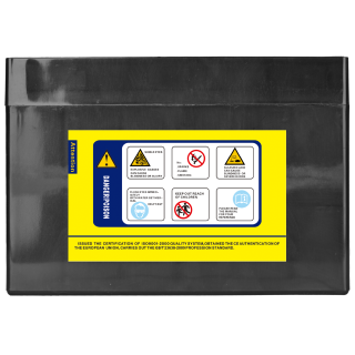 Electronicx YT9B-4 AGM Motorcycle Battery 12V 9Ah - Maintenance-Free & Shockproof for Yamaha YZF-R6, GT9B-4