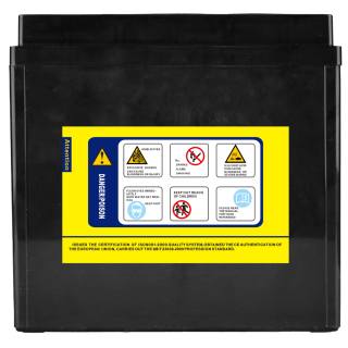 Electronicx YTX14-BS Motorradbatterie GEL 12V 14Ah – Wartungsfrei, Hochleistungs-Batterie für Motorrad & Quad