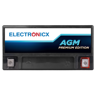 Electronicx YTX20L-BS AGM Motorcycle Battery 12V 20Ah – Reliable Power for Motorcycles - Right Positive Terminal
