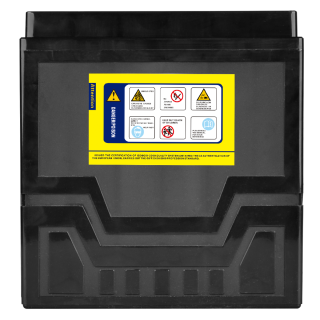 Electronicx YIX30L-BS GEL Motorcycle Battery 12V 29Ah 380A/EN - Maintenance-Free, Leakproof, High-Performance, Double Lifespan, +Right Pole