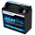Electronicx AGM Motorradbatterie 12V 19Ah 245A - Ersetzt 51814, 51913, YT19BL, YT19BL-BS - Wartungsfrei & Leistungsstark