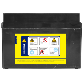 Electronicx GEL Motorradbatterie 12V 9Ah YTX9-BS | Wartungsfrei, kraftvolle Startleistung, für Motorrad & Roller