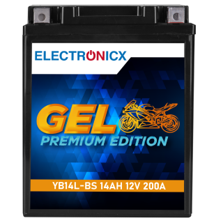 Electronicx GEL Motorcycle Battery 12V 14Ah 200A –...