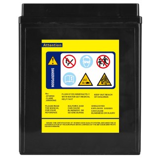 Electronicx GEL Motorcycle Battery 12V 14Ah 200A – Replaces YB14L-A2, YB14L-B2, YTX14AHL-BS – Maintenance-Free & High-Performance