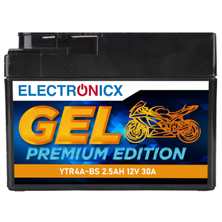 Electronicx YTR4A-BS GEL Roller Battery 12V 2.5Ah 30A/EN...