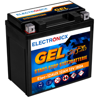 Premium GEL Backup Batterie 12V 12Ah | Passend für A2115410001, A000982700 | Mercedes, BMW
