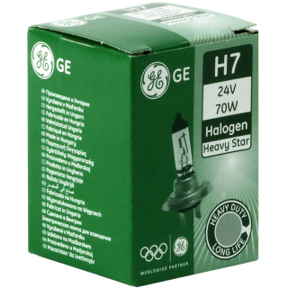GE General Electric H7 Heavy Star 58521HDLU 70W 24V (1 pc.)