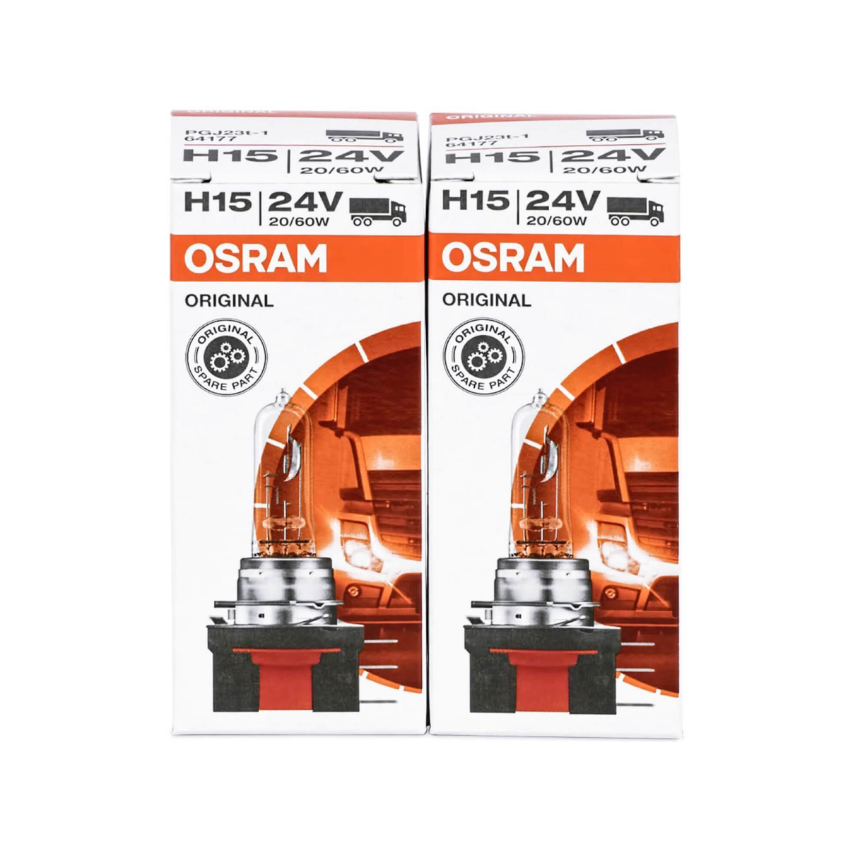 Osram Original Line H15 64177 24V truck lamp (2 pcs.)