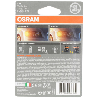 OSRAM 3548YE-02B LED Retrofit, Set of 2, P27/7W