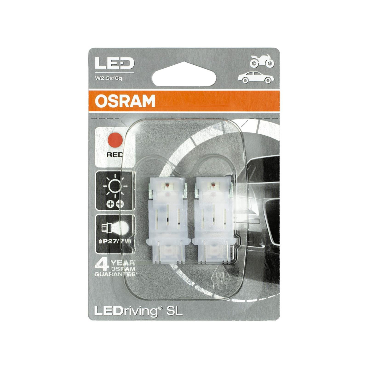 OSRAM 3548R-02B LED Retrofit 2 Stück, P27/7W