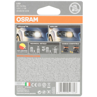 OSRAM 3548CW-02B LED Retrofit, Set of 2, P27/7W