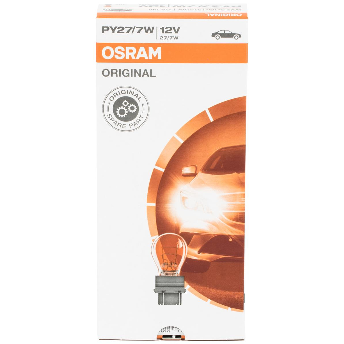 Osram 3757AK Flashing light Parking light 7W PY27/7W, 12 V (10 pieces)