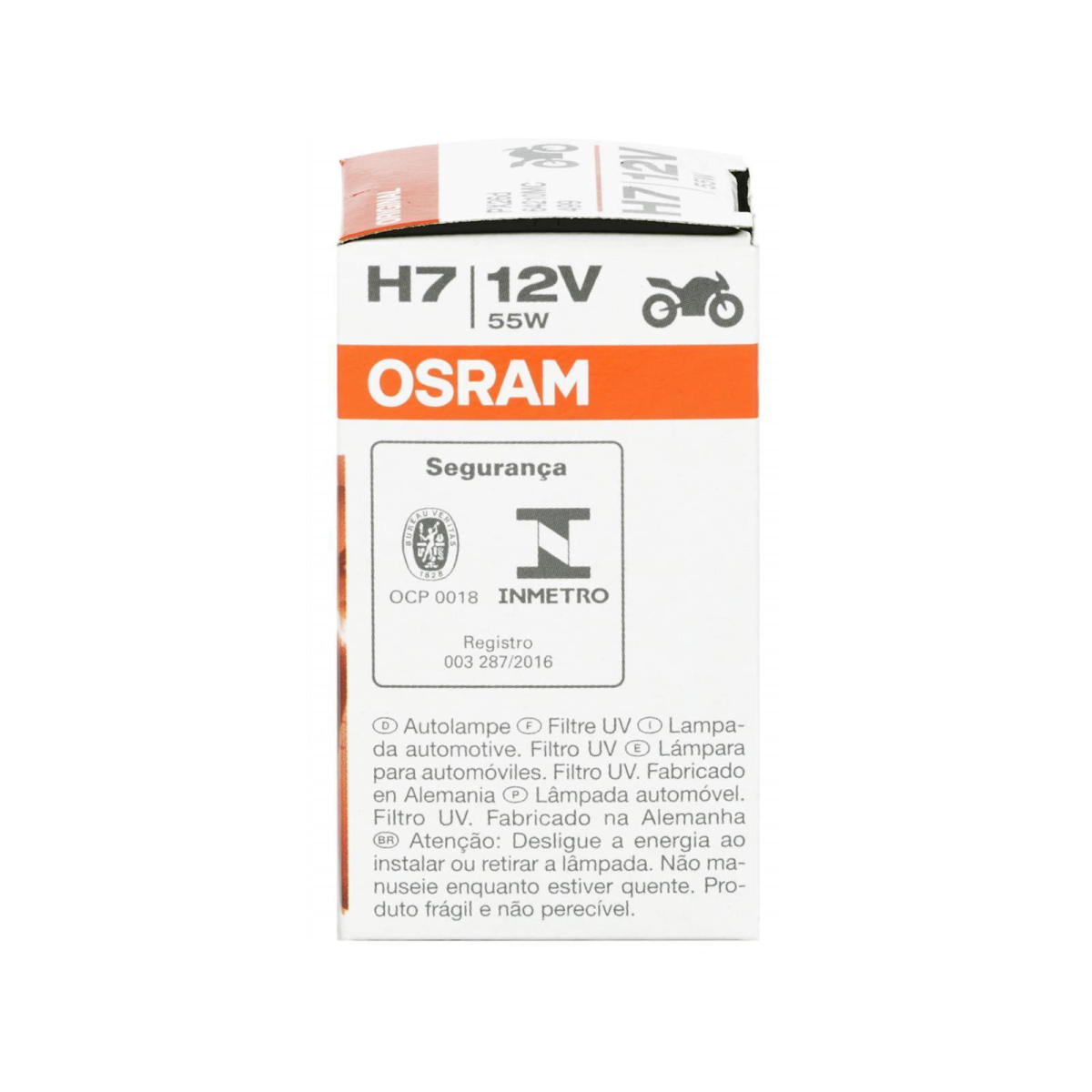 Osram Original Line H7 Faltschachtel Motorrrad H7 ECE 12 Volt 55