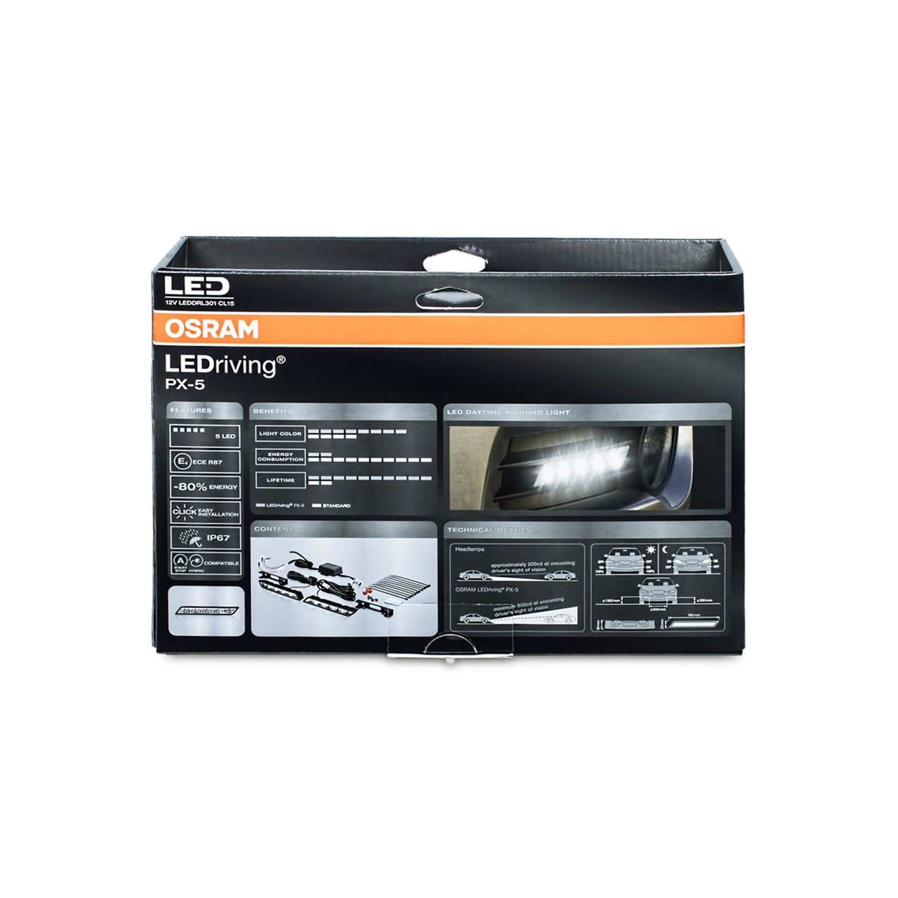 Osram LEDriving PX5 LEDDRL301 Tagfahrlicht (1 Paar), 68,99 €