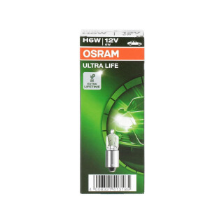1x H6W 6W 12V Car Lamp bulb light Osram H6W Ultra Life 64132ULT