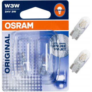 Osram W3W Original Line 2841-02B 24V 2 pc. blister