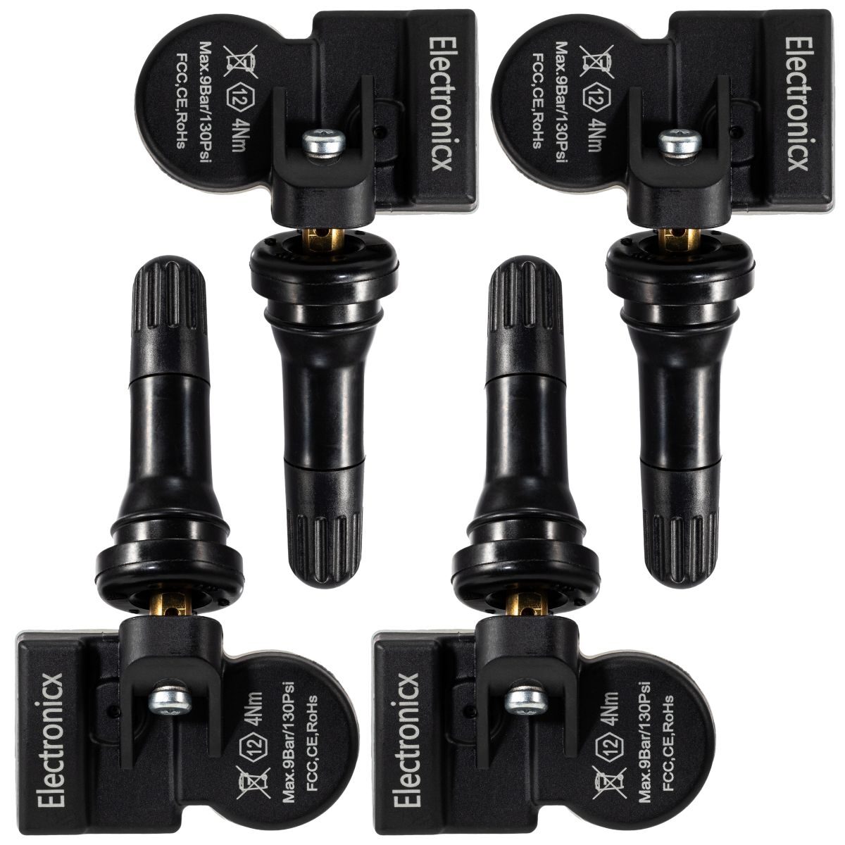 4x Reifendrucksensoren RDKS Sensoren Gummiventil für Maxus EG10 2016-2021