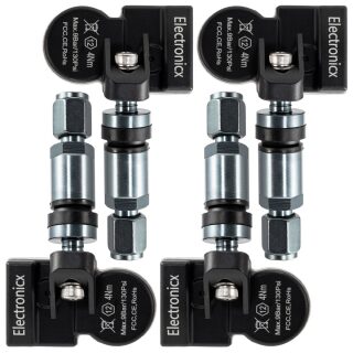 4x Reifendrucksensoren RDKS Sensoren Metallventil...