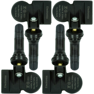 4x 315MHZ TPMS tire pressure sensors rubber valve for Chrysler 300